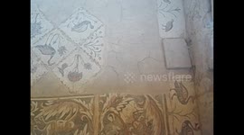 Jordania. Jordan. Madaba (5) Archeological park. Mosaics. Hippolytus Hall. Mosaicos. 2016