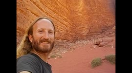 Jordania. Jordan. Wadi Rum (2) Different sand colours walls. 2016