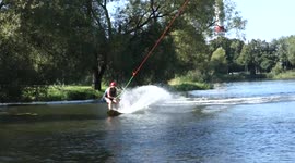 Big jumps and big crashes, don't try this at home