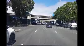 Newsflare Edit - Motorist hits biker in San Francisco