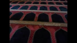 Líbano. Lebanon. Beirut. Interior mezquita Mohhamed al-Amin. Inside mosque. 2016