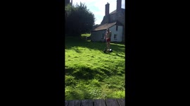 Drunken Dad on Electric Scooter