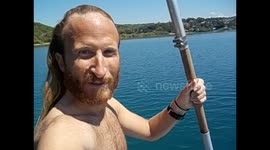Malawi. Nkhata Bay. Malawi lake (4) Vistas del lago desde tabla stand up paddle. 2016