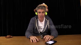 Science teacher creates headphones with a tennis ball and Woody from Toy Story