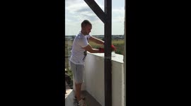Save and Release a trapped Red Common Falcon / Kestrel PART 2