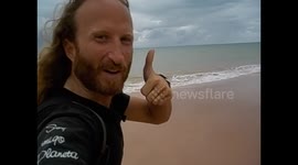 Mozambique. Bazaruto. Island Magaruque (3) Walking in the beach. 2016