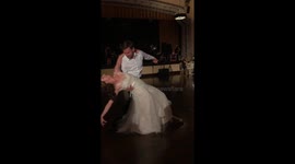 Bride & Groom's Beautiful Ballroom Dance Routine at Wedding Reception