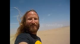 Namibia. Sesriem (1) Desert and road views with animals sign. 2016