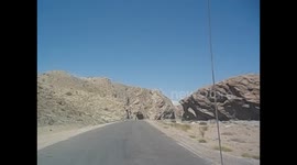 Namibia. Sesriem (3) Driving through canyon. 2016