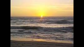 Namibia. Swakopmund (3) Sunset on the sea. Puesta de sol en el mar. 2016