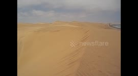 Namibia. Swakopmund. Desert sand dunes by the coast. 2016 (2)