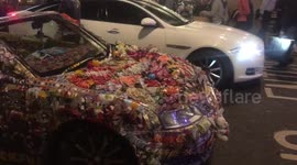 'Outrageously' decorated car spotted in London