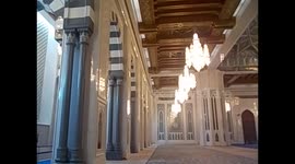 Oman. Muscat. Interior mezquita. Inside Sultan Qaboos Grand Mosque. 2016