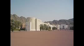 Oman. Muscat. Old Muscat. Sultan palace square. Plaza palacio. 2016