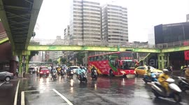 Taipei, Taiwan Feels Residual Effects of Tropical Storm Marwar