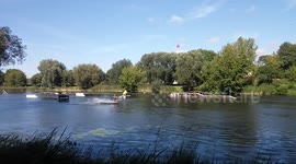 Never Letting You Go - Wakeboarding fail