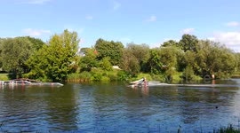 Wakeboard Master crashes hard and doing tricks