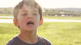 Helicopter Dad Pulls His Son's Tooth Out With a Real Helicopter!