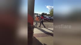 Fight outside Chicago Chuck E. Cheese