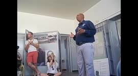 South Africa. Ciudad del Cabo. Cape Town. Robben Island. Speech of guide ex prisoner. 2016