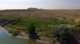 Total Solar Eclipse Captured by Drone 2017