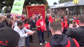 McDonald's workers strike in UK for first time