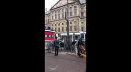 Tram derailed in Amsterdam