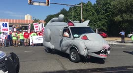 Philadelphia Labor Day Labor Union March down South Delaware on Monday, September 4th, 2017.