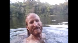 Uganda. Crater Lakes (5) Lake Nkuruba. Swimming and views. Nadando y vistas. 2016