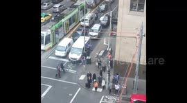 Melbourne CBD Topless Man Gets Pepper Sprayed By Police