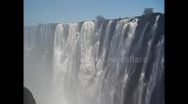 Zambia. Livingstone. Cataratas Victoria falls(5) Rainbow, both sides bridge Knife Edge. 2016