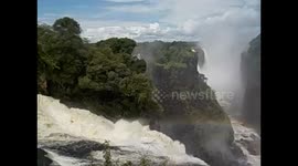 Zimbabwe. Zimbabue. Victoria Falls (3) Cataract View desde arriba. Narrado. 2016