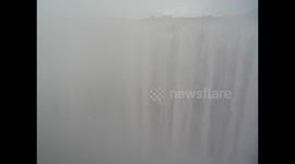 Zimbabwe. Zimbabue. Victoria Falls (13) Rainbow falls. General view, short video. 2016