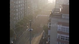 España. Spain. Valencia. Half Marathon. Starting point. Salida en la Avenida del Puerto. 2016-10-23  Running