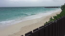 British tourist captures calm before Irma in Turks and Caicos Islands