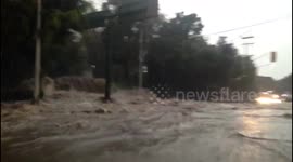 Hurricane Katia, Flooding, Streets, Cars