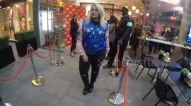 Olivia Arban and Felicity Hayward at the Yo! Block Rockin Beats VIP Party