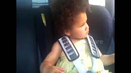 Toddler dances to grime artist Giggs
