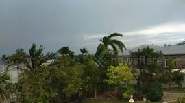 Hurricane Irma approaching Nassau Bahamas