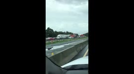 Florida residents head north while fleeing Hurricane Irma