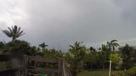 Timelapse Webcam Nassau Bahamas Rain Bands Hurricane Irma