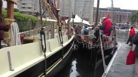 Classic Boat Festival at St. Katharine Docks, London