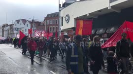 Anti austerity march in Bristol