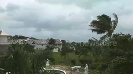Nassau Bahamas hurricane Irma Saturday morning Sep 9th 11am