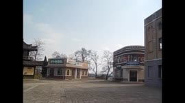 North Korea. DPRK. Pyongyang IV. Korea Film Studio, street view. 2015