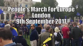 People's March For Europe, London 9th September 2017