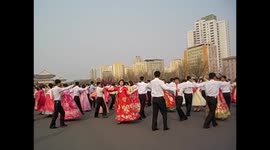 North Korea. DPRK. Pyongyang V. 2015 (8) Mass dance