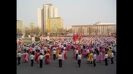 North Korea. DPRK. Corea del Norte. Pyongyang V. 2015 (11) Mass dance