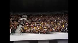 North Korea. DPRK. Pyongyang. Marathon 1. Full stadium before starting II. 2015