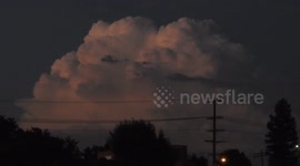 'Apocalyptic' looking cloud over the San Fernando Valley